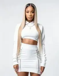 Woman Rapper Outfit Dress face swap