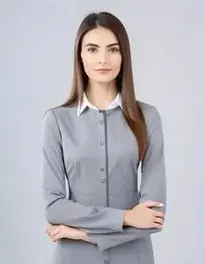 Womens Casual Job Interview Attire Dress face swap