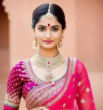 Womens Rajasthani Dress face swap