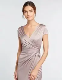 Womens Wrap Around Dress face swap