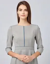 Womens Casual Job Interview Outfit Dress face swap