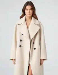 Womens Oversized Coat Dress face swap