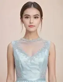Womens Club Attire Dress face swap