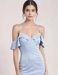 Womens Cold Shoulder Dress face swap