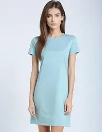 Womens Cotton T Shirt Dress face swap