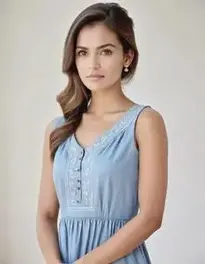 Womens Cotton Traders Dress face swap