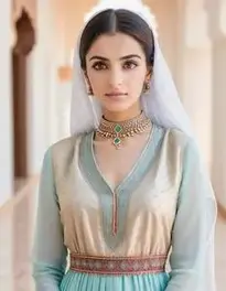 Womens Arabic Dress face swap