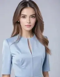 Womens Fashionable Business Attire Dress face swap