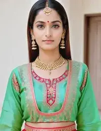 Womens Punjabi Traditional Dress face swap