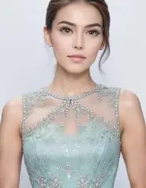Womens Designer Cocktail Dress face swap