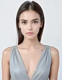 Womens Designer Dress face swap