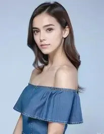 Womens Designer Jeans Dress face swap