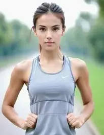 Womens Jogging Outfit Dress face swap