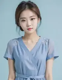 Womens Korean Casual Dress face swap
