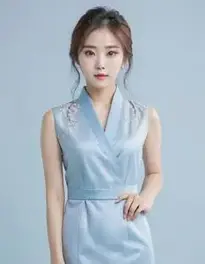 Womens Korean Outfit Dress face swap
