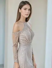 Womens Luxury Dress face swap