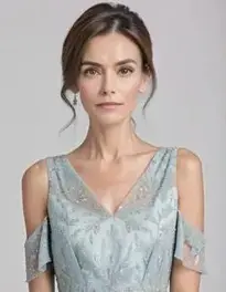 Womens Mature Fashion Dress face swap