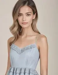 Womens Tiered Dress face swap