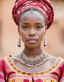Womens Traditional African Clothing face swap