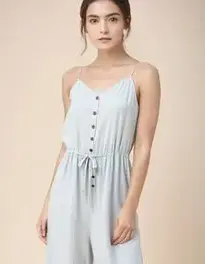 Womens Loose Cotton Pants Dress face swap
