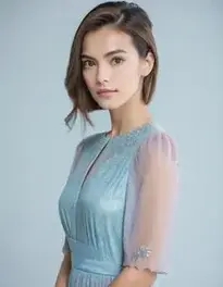 Womens Modern Dress face swap