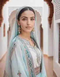 Womens Moroccan Clothing face swap