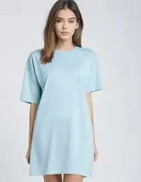 Womens Oversized T Shirt Dress face swap