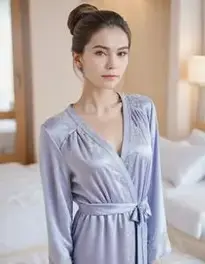 Womens Sleeping Gown Dress face swap