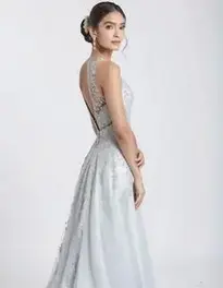 Womens Stunning Wedding Guest Dress face swap