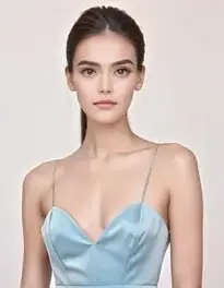 Womens Stylish Formal Wear Dress face swap