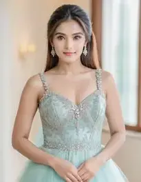 Womens Wedding Guest Dress Big Tummy face swap