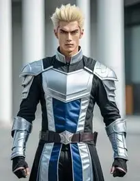 Anime Villain Cosplay face swap