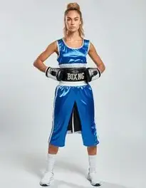 Boxing Fancy Dress Woman face swap
