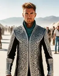 Burning Man Festival Outfit face swap