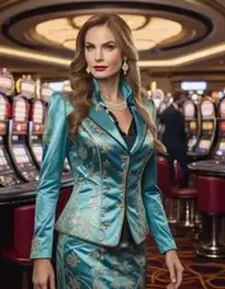 Casino Woman Fancy Dress face swap