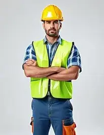 Construction Worker Costume Men face swap