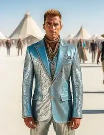 Burning Man Fancy Dress face swap
