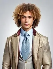 Costumes For Guys With Curly Hair face swap