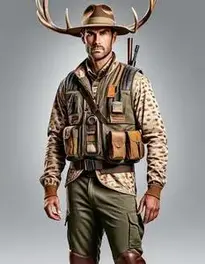 Deer Hunter Costume Men face swap