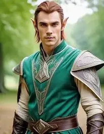 Elven Cosplay Male face swap