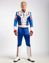 Evel Knievel Fancy Dress face swap