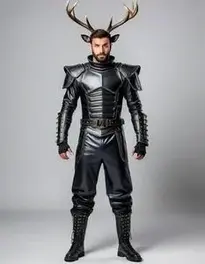 Gimp Suit Stag face swap