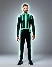 Glow The Dark Stick Figure face swap