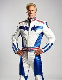 Evel Knievel Costume Mens face swap
