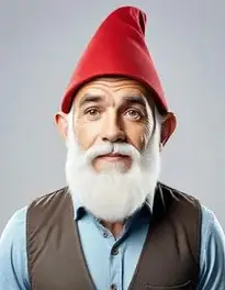 Gnome Costume Mens face swap